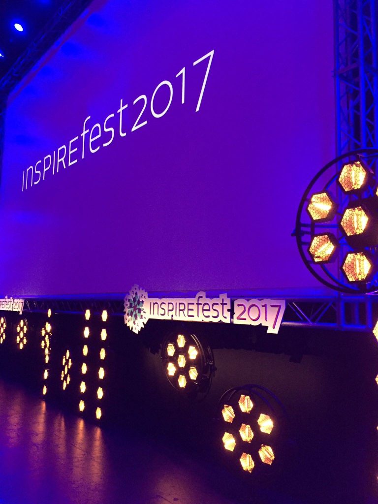 P1 Retro Lamp and P2 Hexane during Inspirefest 2017