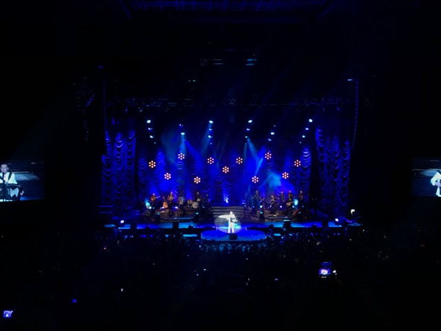 Concert in Belfast, lit by John McGuiness with Portman P1 Retro Lamp