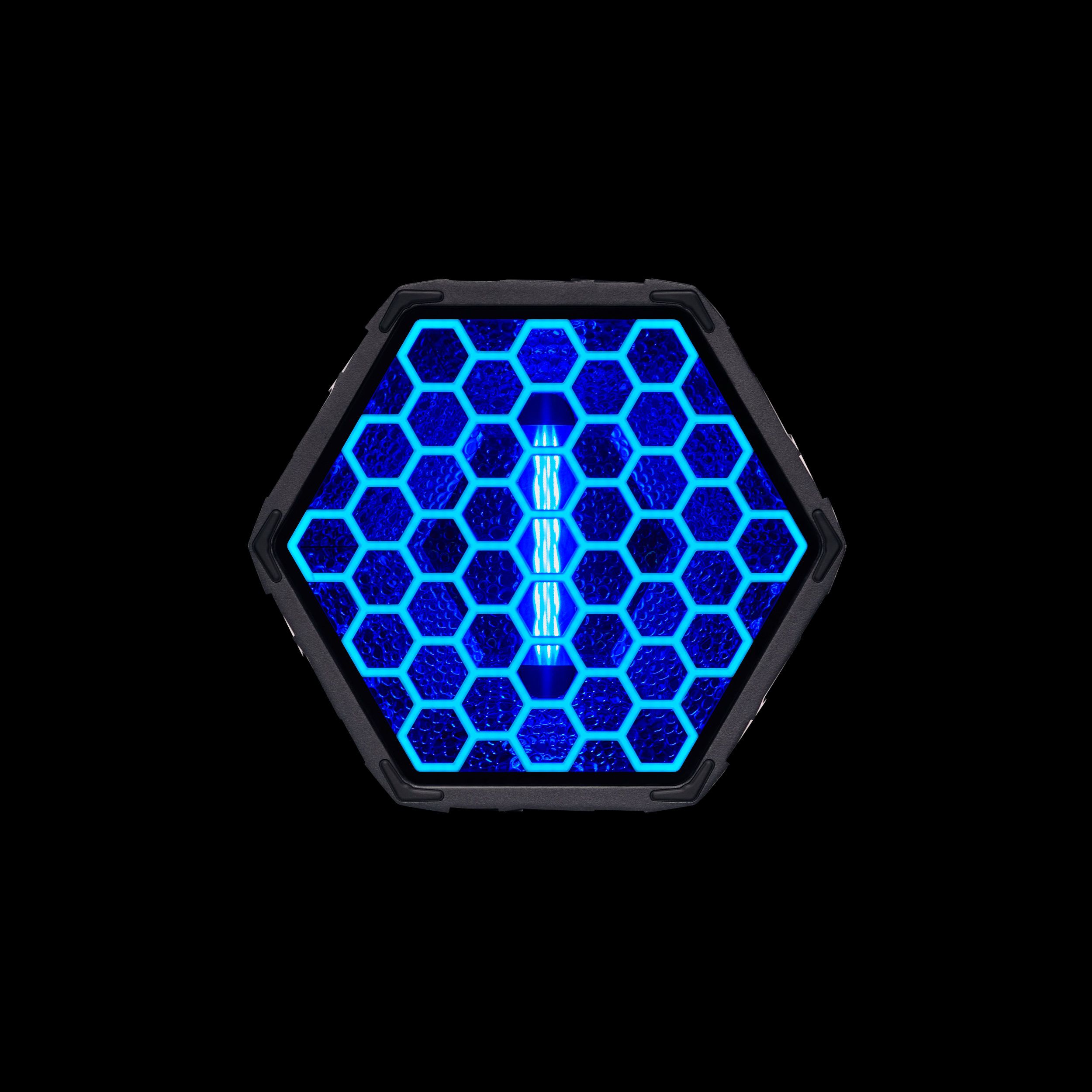 HEXY_front_Blue+Mesh-Cyan_BlackBg